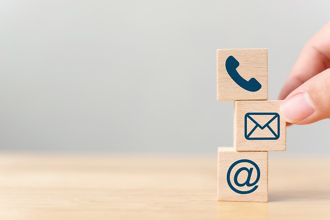 三段重ねのキューブ